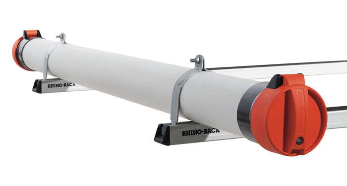 RHINO RACK LOCK SAFE ENDCAP ORANGE (100MM CONDUIT) PAIR