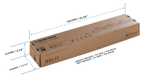 RHINO RACK - JEEP OVERLANDING KIT - GUTTER BACKBONE