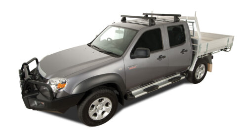 RHINO RACK HEAVY DUTY 2500 BLACK 2 BAR ROOF RACK