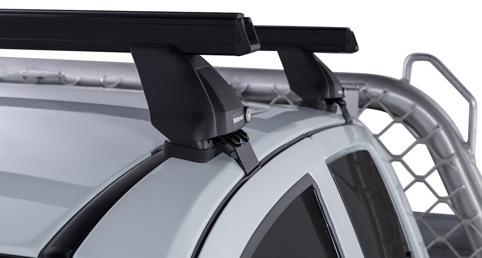 RHINO RACK HEAVY DUTY 2500 BLACK 2 BAR ROOF RACK - Image 8