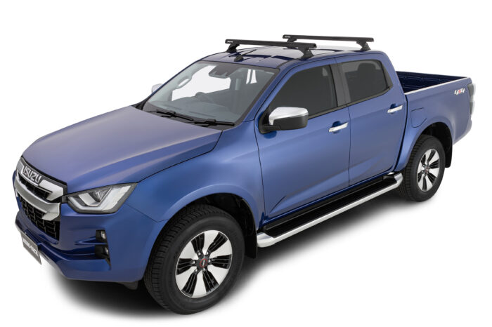 RHINO RACK HEAVY DUTY RCH BLACK 2 BAR ROOF RACK - Image 2