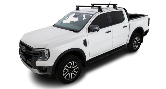 RHINO RACK HEAVY DUTY 2500 BLACK 2 BAR ROOF RACK - Image 2