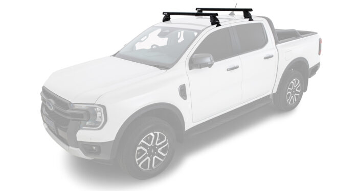 RHINO RACK HEAVY DUTY 2500 BLACK 2 BAR ROOF RACK - Image 3