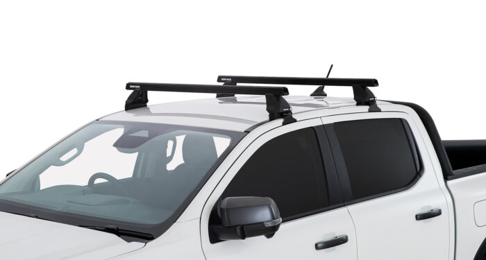 RHINO RACK HEAVY DUTY 2500 BLACK 2 BAR ROOF RACK - Image 4
