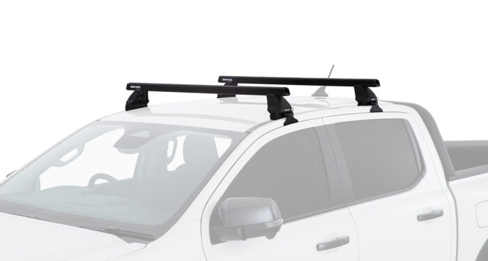 RHINO RACK HEAVY DUTY 2500 BLACK 2 BAR ROOF RACK - Image 5