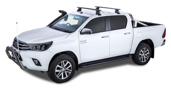 RHINO RACK VORTEX 2500 BLACK 2 BAR ROOF RACK