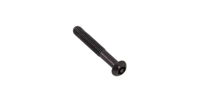 RHINO M6X40MM BLACK BUTTON HEAD SECURITY SCREW (STL) 6PK