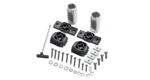 RHINO RACK HD FIT KIT 2500 SPACERS (100MM) (2PCS)