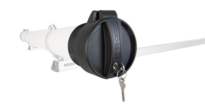 RHINO RACK LOCK SAFE ENDCAP (100MM CONDUIT) PAIR