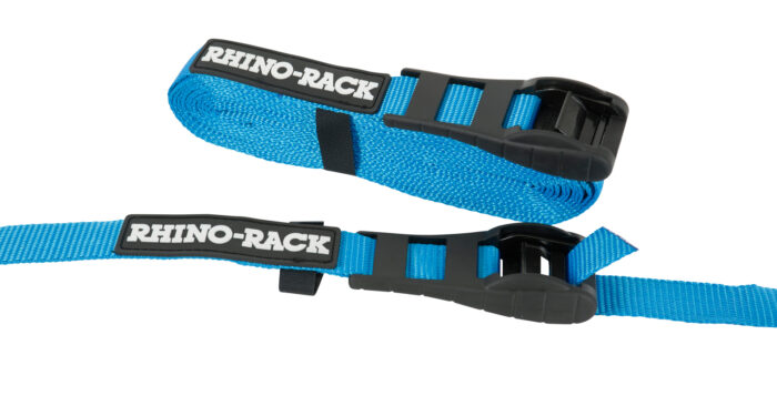 RHINO RACK - RAPID TIEDOWN (PR) BLK 3.5M W/BUCKLE PROTECTOR - Image 2