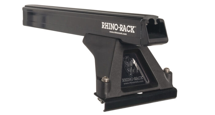 HEAVY DUTY RLTF BLACK 4 BAR ROOF RACK
