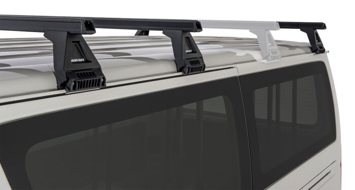 RHINO RACK HEAVY DUTY RL150 BLACK 3 BAR ROOF RACK - Image 3
