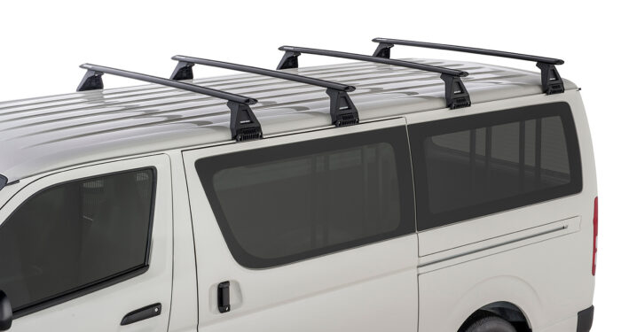 RHINO RACK VORTEX RL150 BLACK 4 BAR ROOF RACK - Image 3