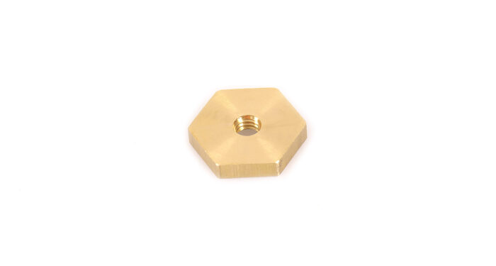 RHINO RACK M6 X 21.43 X 4.4 BRASS HEX NUTS (BP 4)