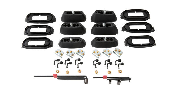 RHINO RACK - BASE KIT HIACE GEN6 LWB (6PCS)