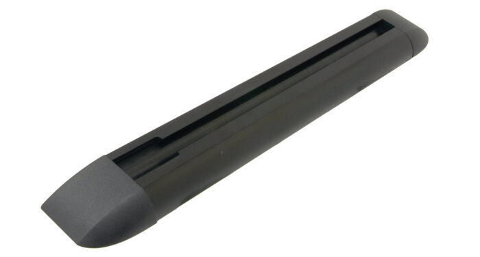 RHINO RACK CANOPY/UTE TRACK SET 1.0 MTR BLACK