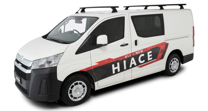 RHINO RACK VORTEX RCH BLACK 3 BAR ROOF RACK