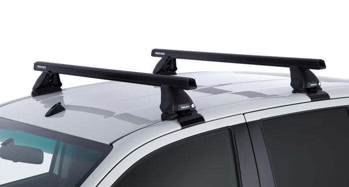 RHINO RACK HEAVY DUTY 2500 BLACK 2 BAR ROOF RACK - Image 2