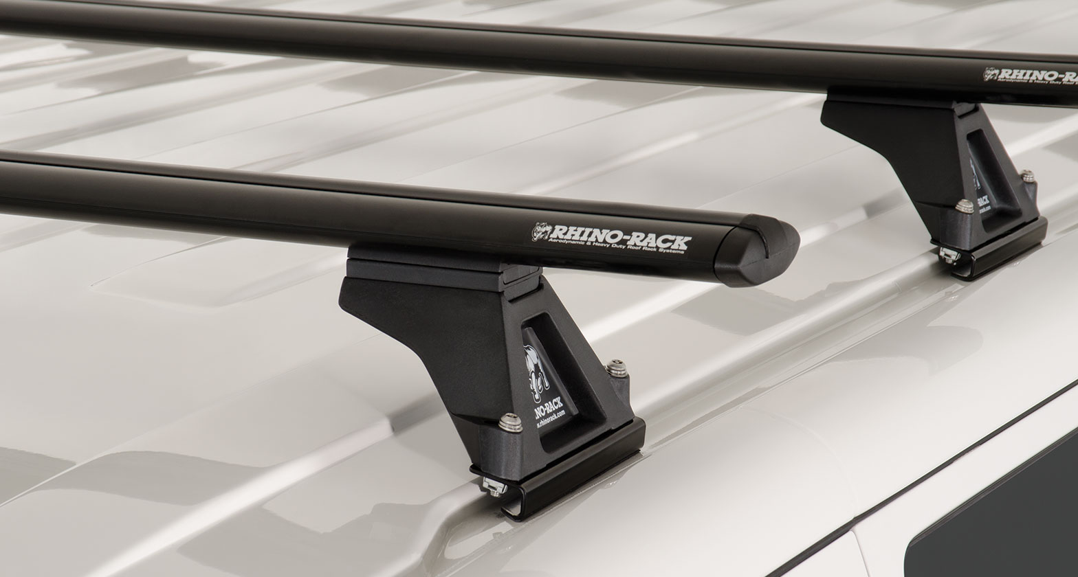 RHINO RACK VORTEX RLTF BLACK 4 BAR ROOF RACK - Image 2