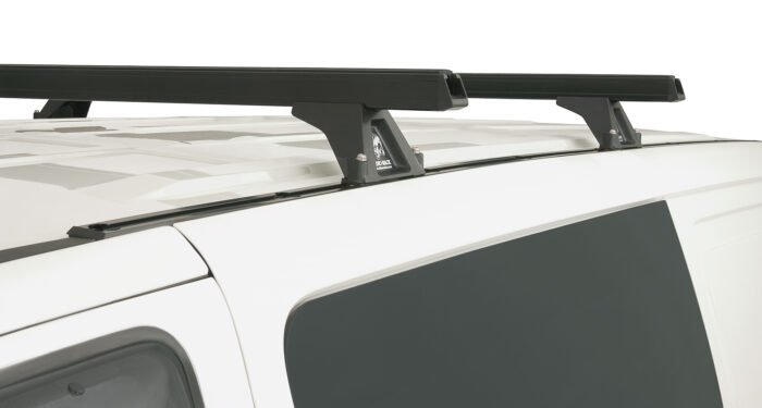 HEAVY DUTY RLTF TRACKMOUNT BLACK 2 BAR ROOF RACK - Image 4