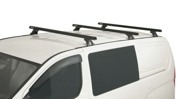 HEAVY DUTY RLTF TRACKMOUNT BLACK 3 BAR ROOF RACK - Image 3