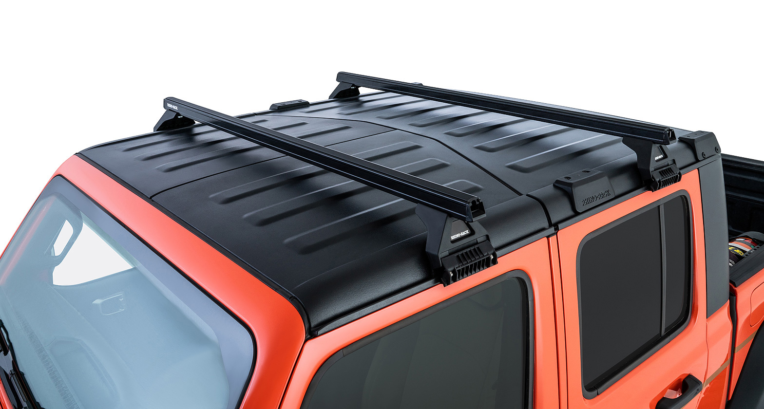 RHINO RACK HEAVY DUTY RL110 BLACK 2 BAR ROOF RACK - Image 4