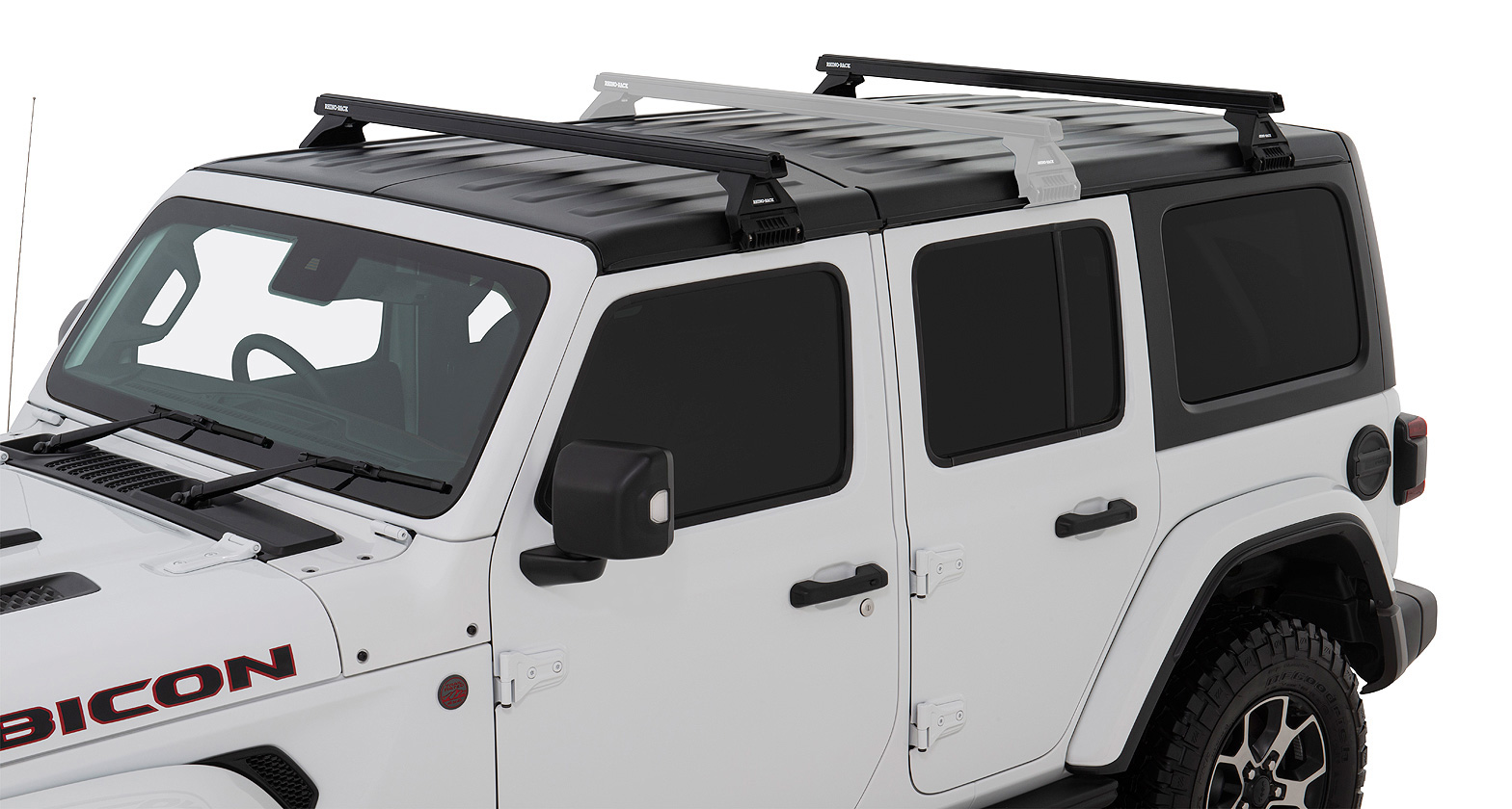 RHINO RACK HEAVY DUTY RL110 BLACK 2 BAR ROOF RACK - Image 9