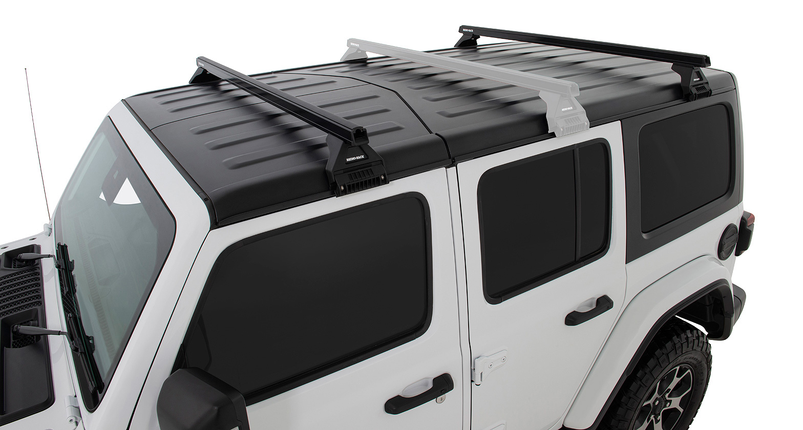 RHINO RACK HEAVY DUTY RL110 BLACK 2 BAR ROOF RACK - Image 10