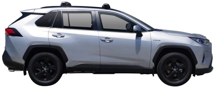 YAKIMA THRUBAR 2 BAR SILVER - RAV 4 2019-24 - FLUSH RAILS - Image 3