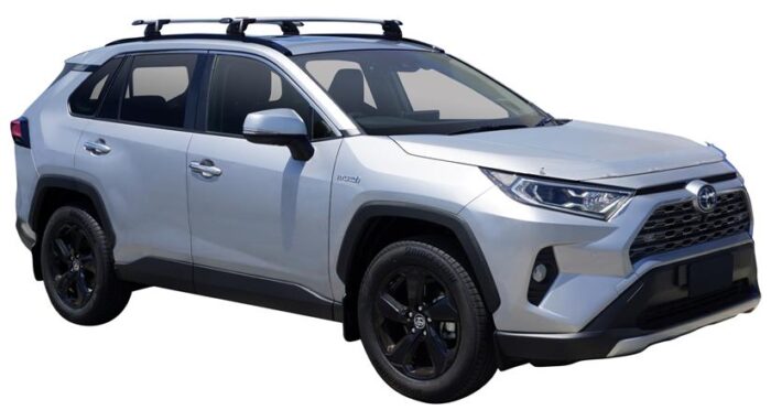 YAKIMA THRUBAR 2 BAR SILVER - RAV 4 2019-24 - FLUSH RAILS