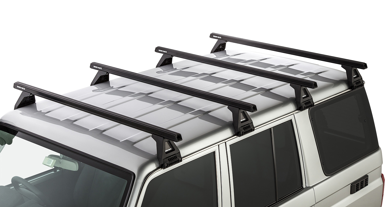 RHINO RACK HEAVY DUTY RL150 BLACK 4 BAR ROOF RACK - Image 3