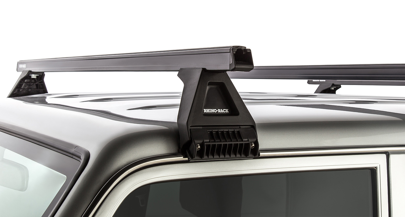RHINO RACK HEAVY DUTY RL150 BLACK 3 BAR ROOF RACK - Image 4