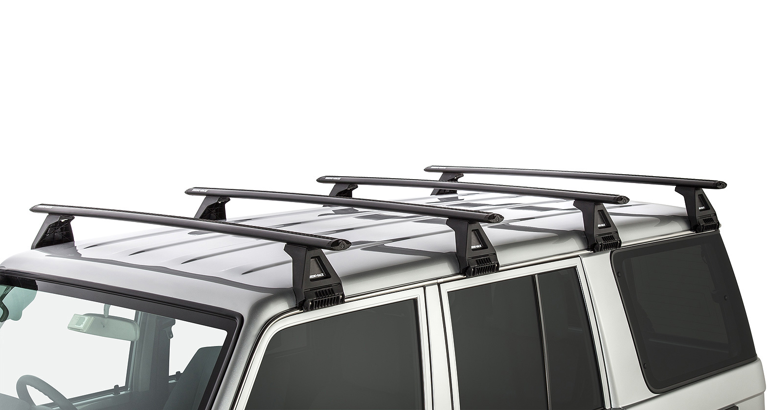RHINO RACK VORTEX RL150 BLACK 4 BAR ROOF RACK - Image 3