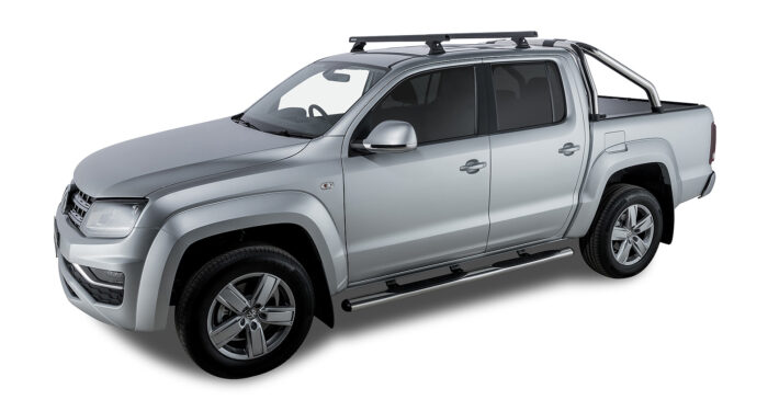 RHINO RACK HEAVY DUTY RCH BLACK 2 BAR ROOF RACK