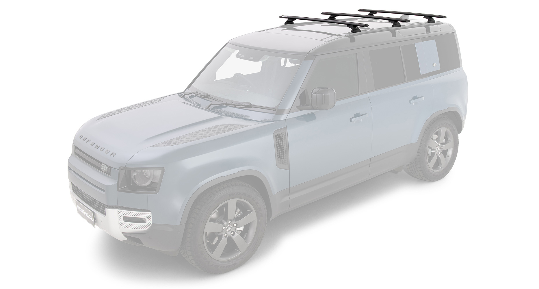 RHINO RACK VORTEX RCL BLACK 3 BAR ROOF RACK - Image 2