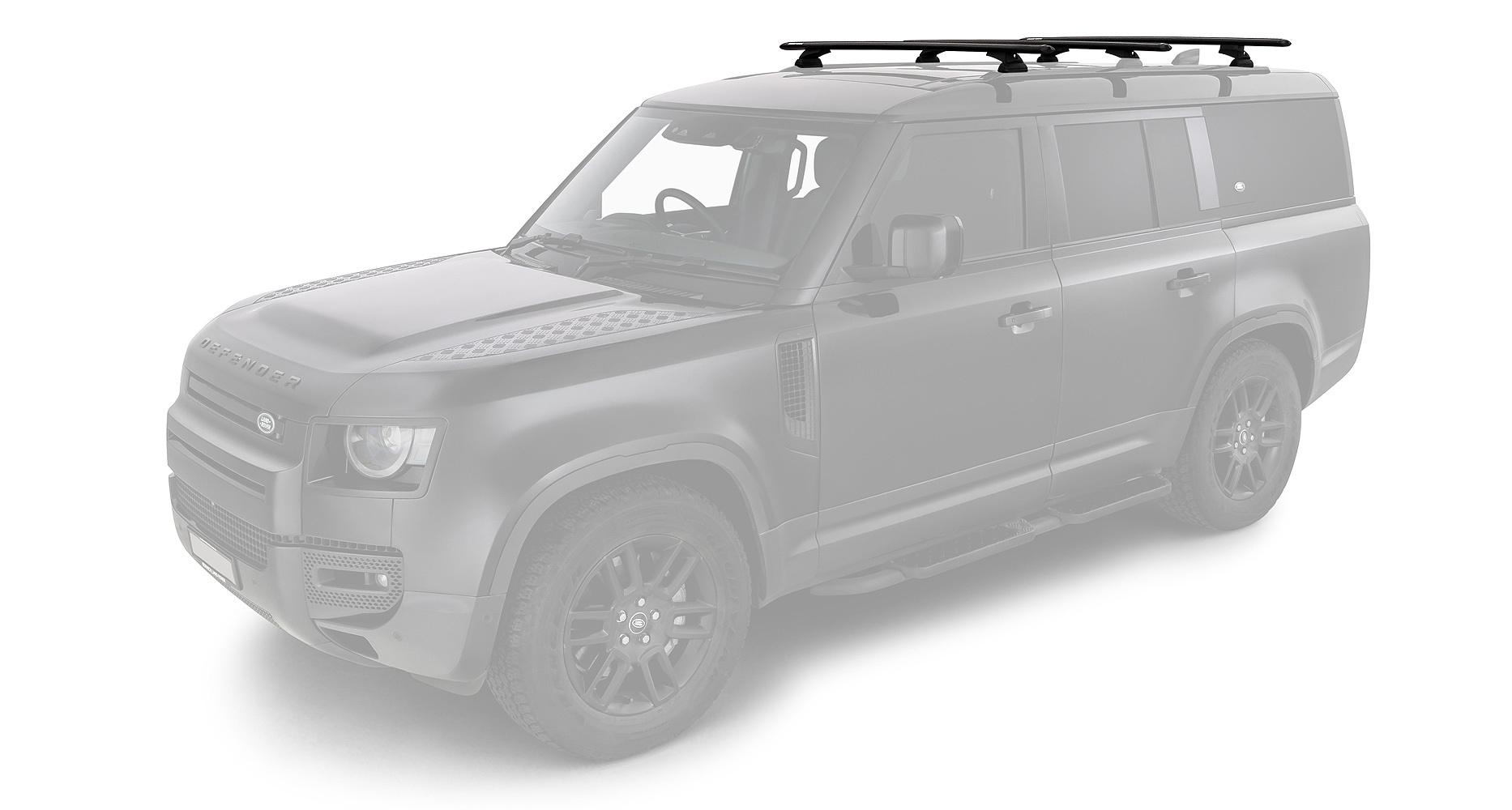RHINO RACK VORTEX RCL BLACK 3 BAR ROOF RACK - Image 2