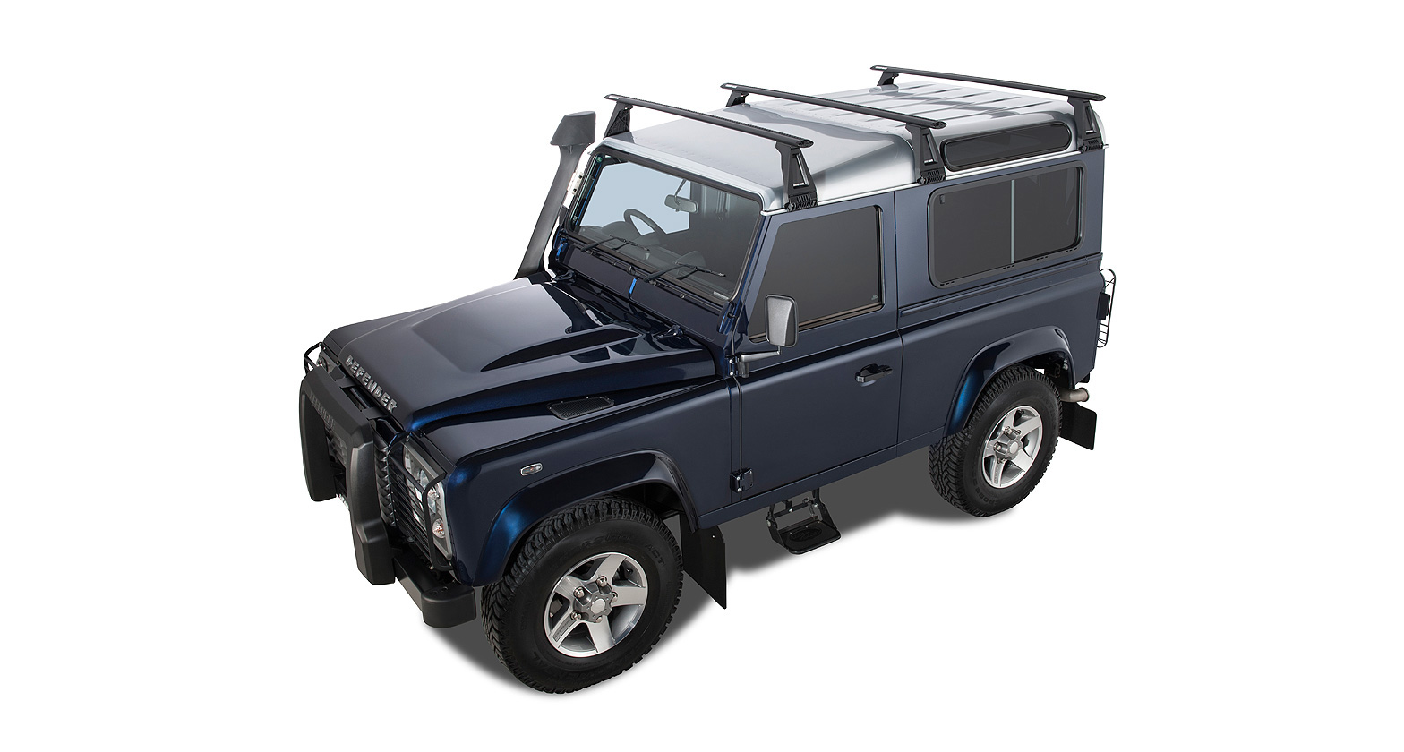 RHINO RACK VORTEX RL210 BLACK 3 BAR ROOF RACK - Image 3