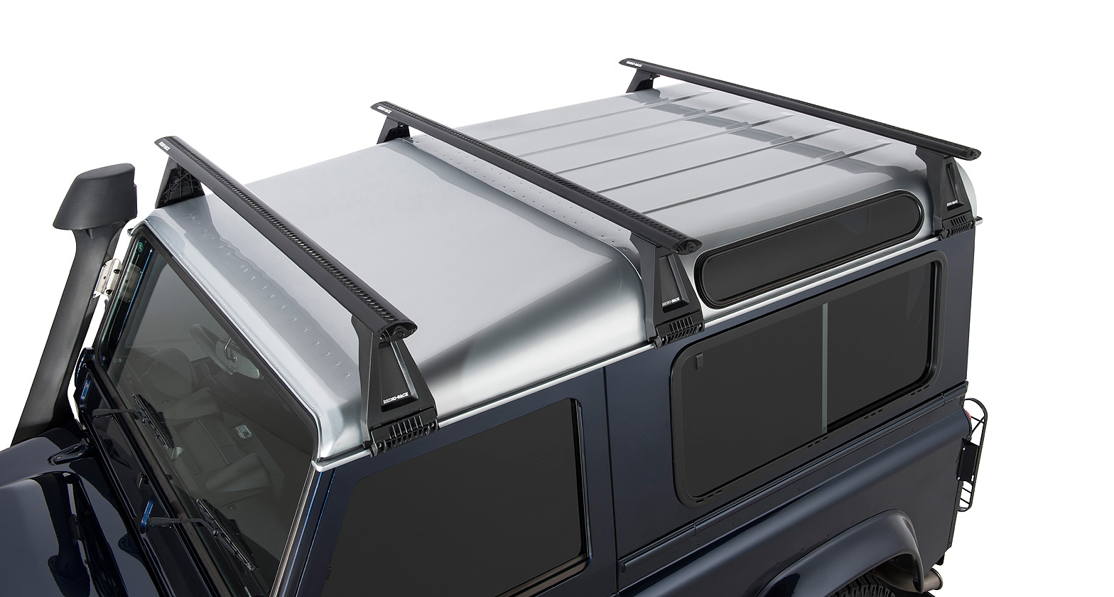 RHINO RACK VORTEX RL210 BLACK 3 BAR ROOF RACK - Image 4