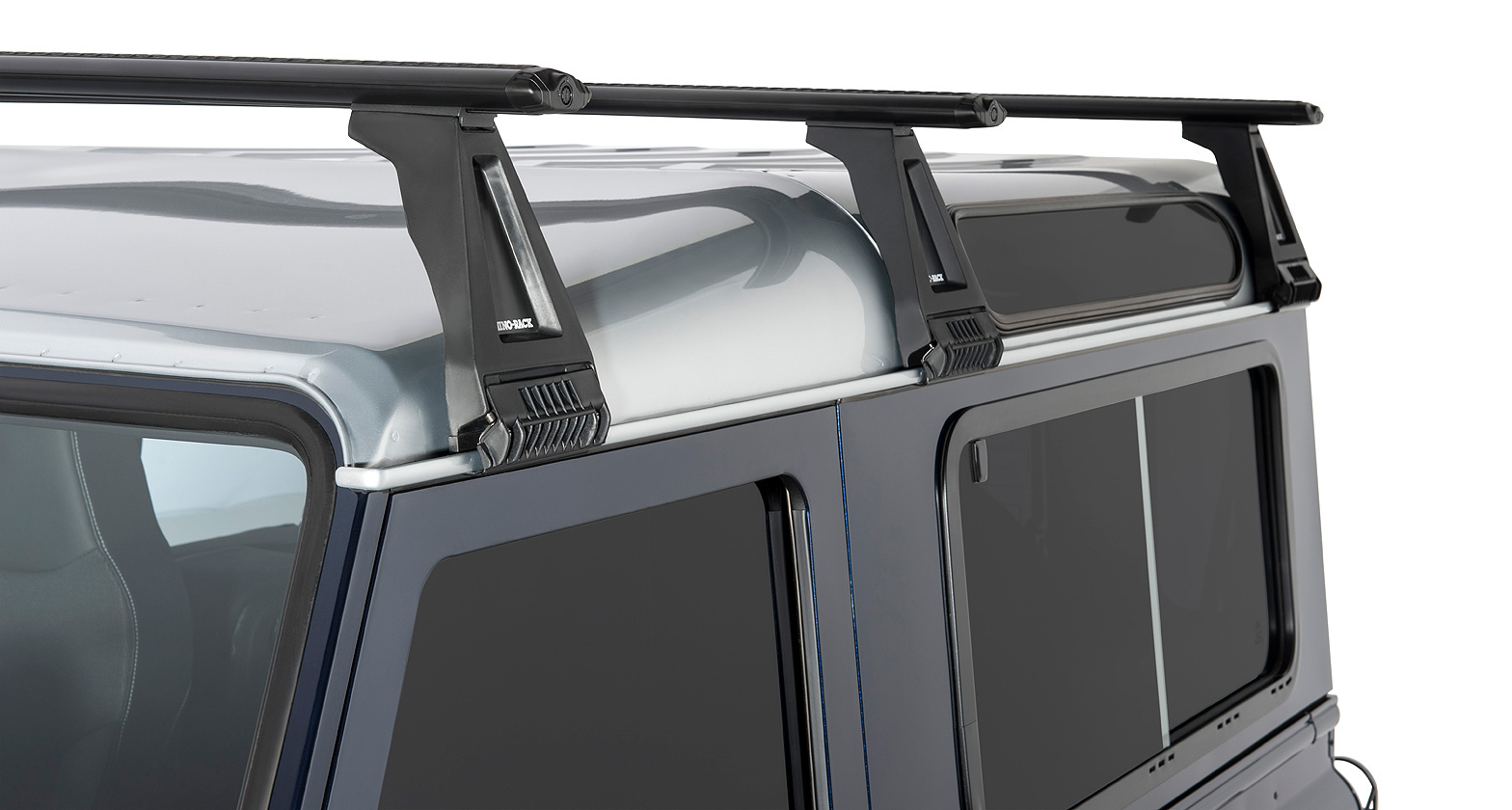RHINO RACK VORTEX RL210 BLACK 3 BAR ROOF RACK - Image 7