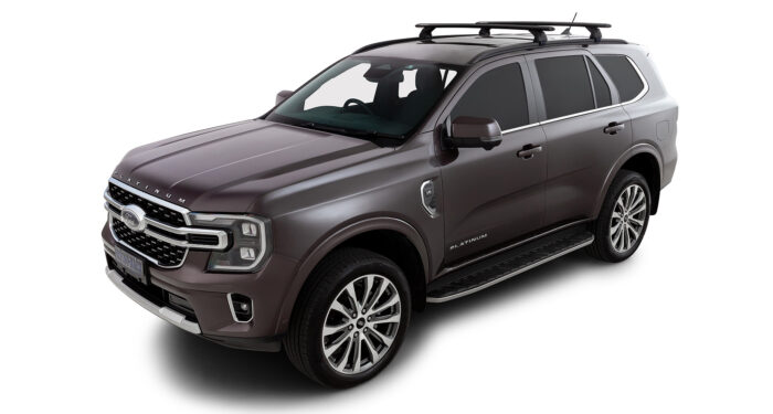 RHINO RACK RX200-4 BLACK 2 BAR ROOF RACK