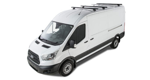 RHINO RACK HEAVY DUTY RLTP BLACK 3 BAR ROOF RACK