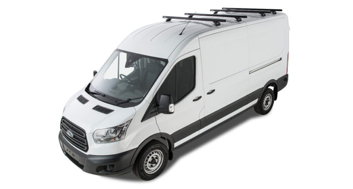 RHINO RACK HEAVY DUTY RLTP BLACK 4 BAR ROOF RACK