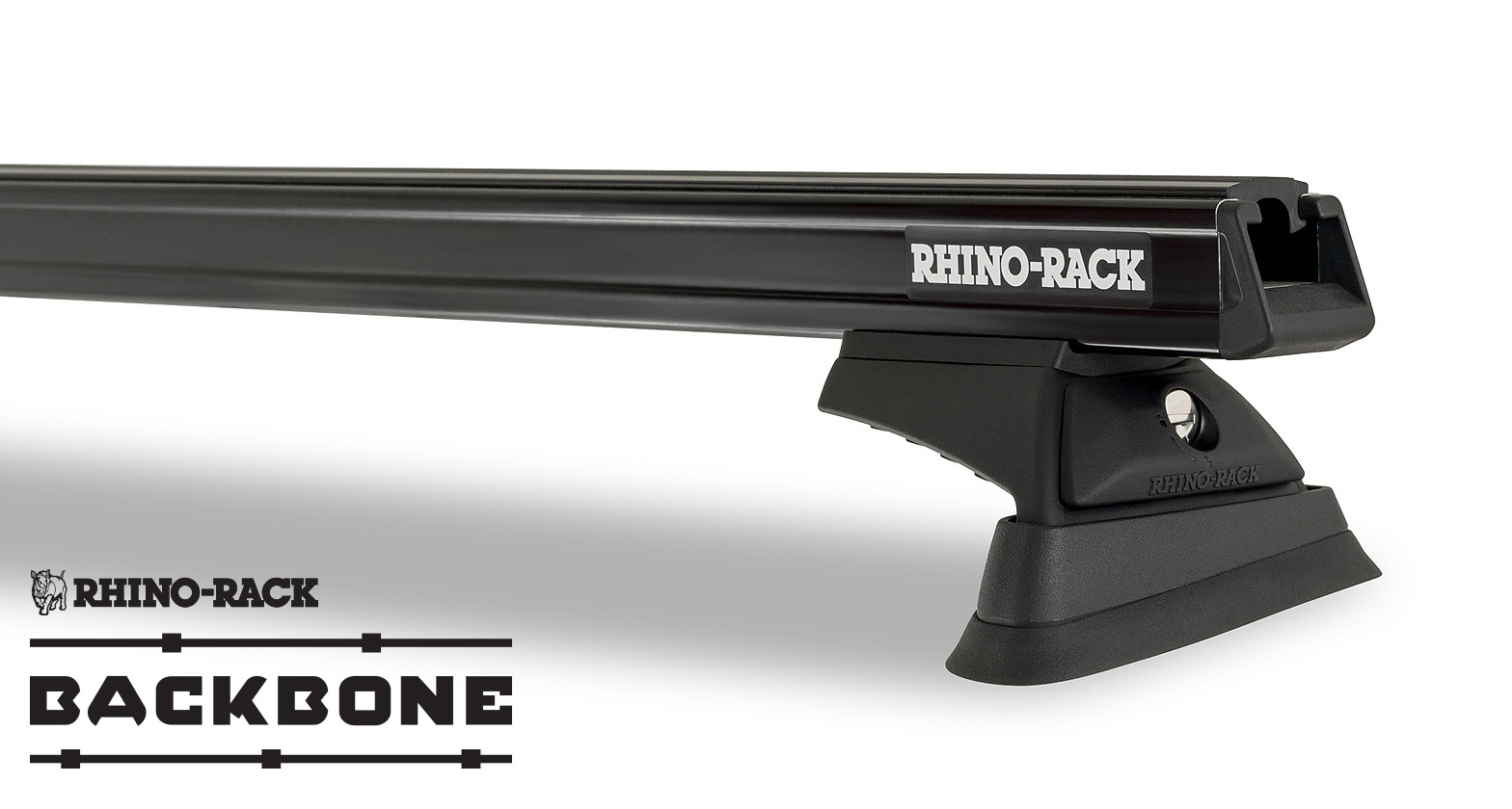 RHINO RACK HD BLACK 2 BAR BACKBONE ROOF RACK WITH RCL LEGS - Image 9