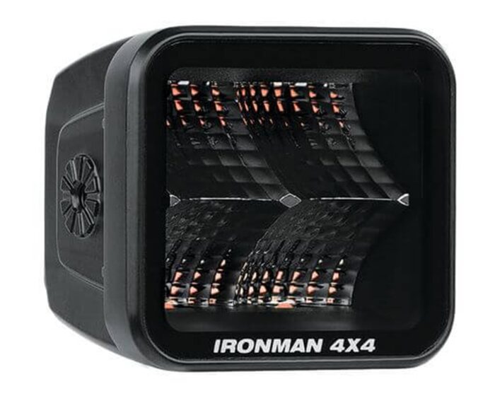 IRONMAN 4X4 20W BRIGHT SPOT BEAM CUBE LIGHT - CLEAR