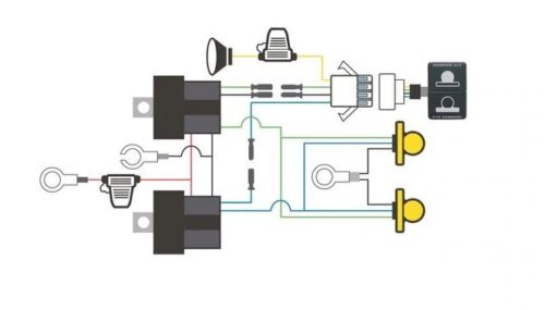 IRONMAN 4X4 - MEGATOM DRIVING LIGHT WIRING LOOM