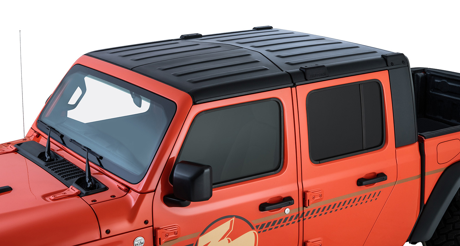 RHINO RACK HD BLACK 2 BAR BACKBONE ROOF RACK WITH RCL LEGS - Image 7