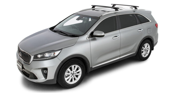 RHINO RACK VORTEX RCL BLACK 2 BAR ROOF RACK