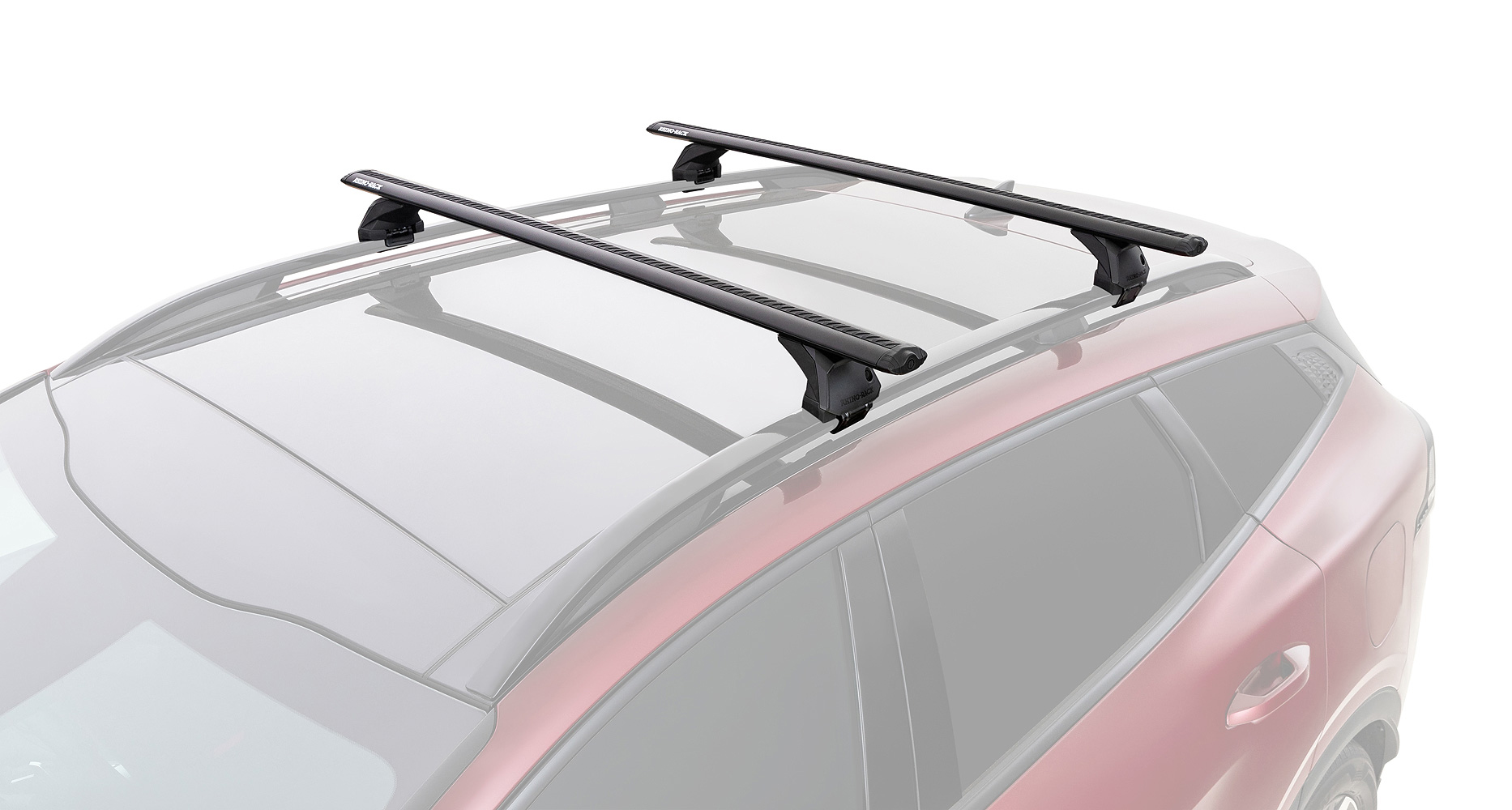 RHINO RACK VORTEX RX200-4 BLACK 2 BAR ROOF RACK - Image 3