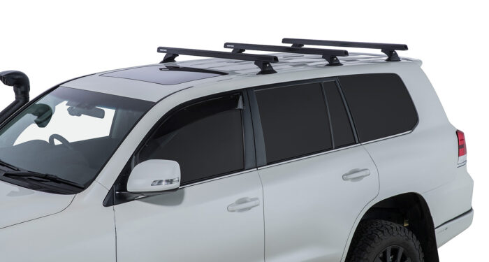 RHINO RACK HEAVY DUTY RCH BLACK 3 BAR ROOF RACK - Image 2