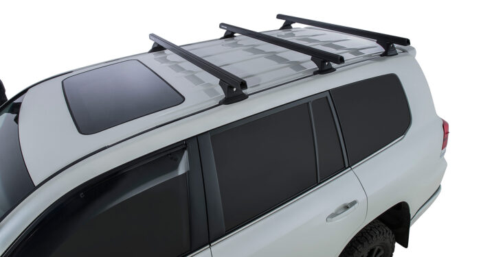 RHINO RACK HEAVY DUTY RCH BLACK 3 BAR ROOF RACK - Image 3